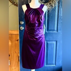 Plum Purple J. Taylor Formal Dress size 10 NWT